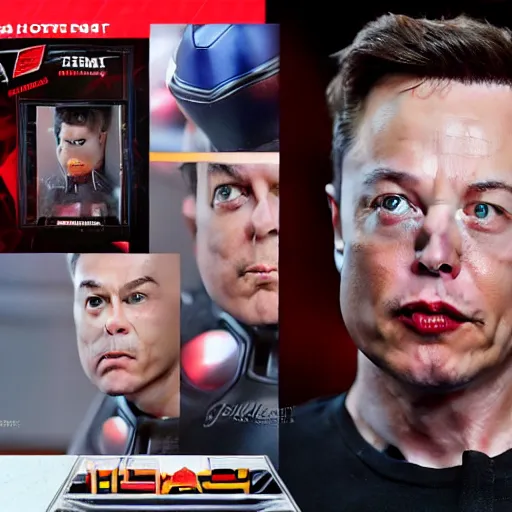 Image similar to hot toys Elon Musk