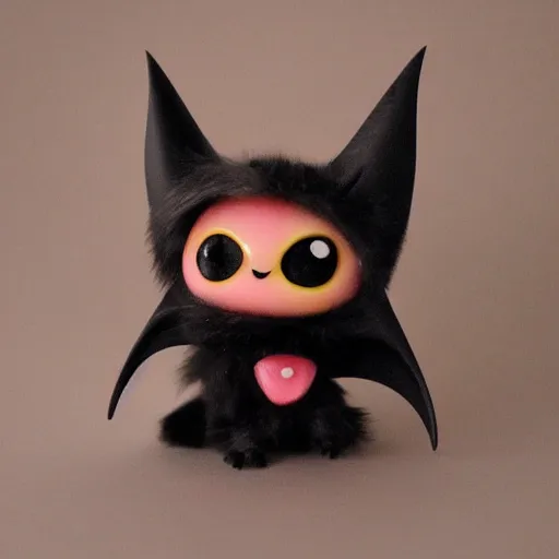 Prompt: kawaii bat with daggers