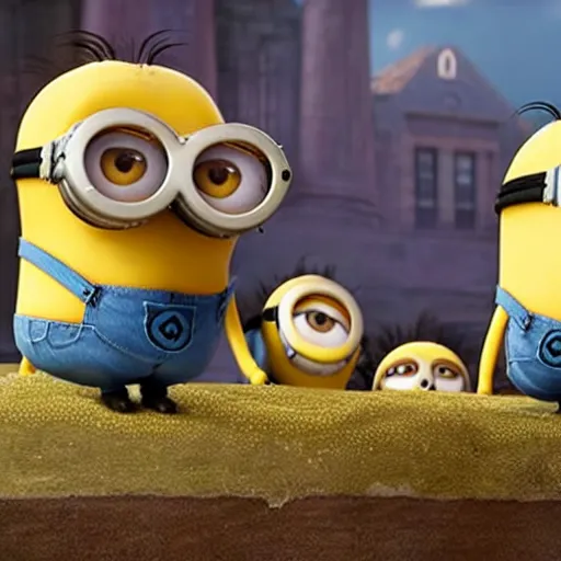 Image similar to ariana grande in the movie minions 4k