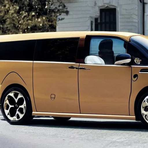 Image similar to First picture of new $500,000 Bugati Minivan - the Dolgo (2023) getty 35mm