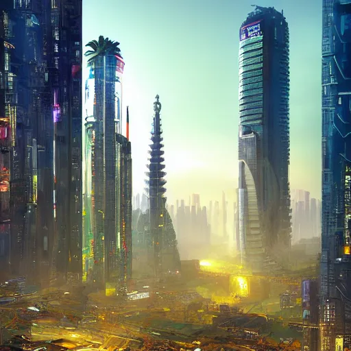 futuristic sao paulo, 4 k, cyberpunk, art by terraform | Stable ...