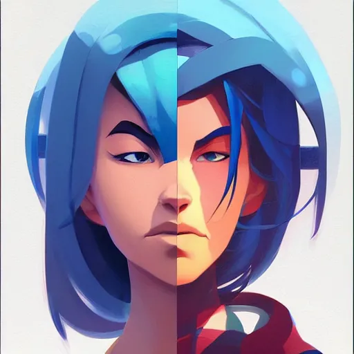 Prompt: face icon stylized minimalist reboot 1 9 9 4, loftis, cory behance hd by jesper ejsing, by rhads, makoto shinkai and lois van baarle, ilya kuvshinov, rossdraws global illumination