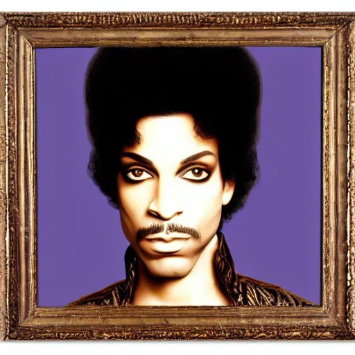 Image similar to weird portrait photo of prince, very detailed