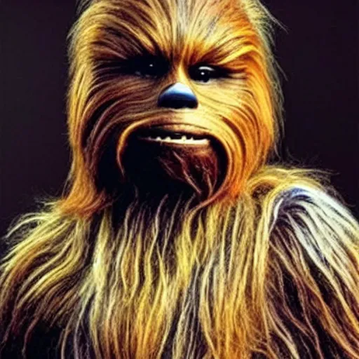 Prompt: chewbacca without any hair