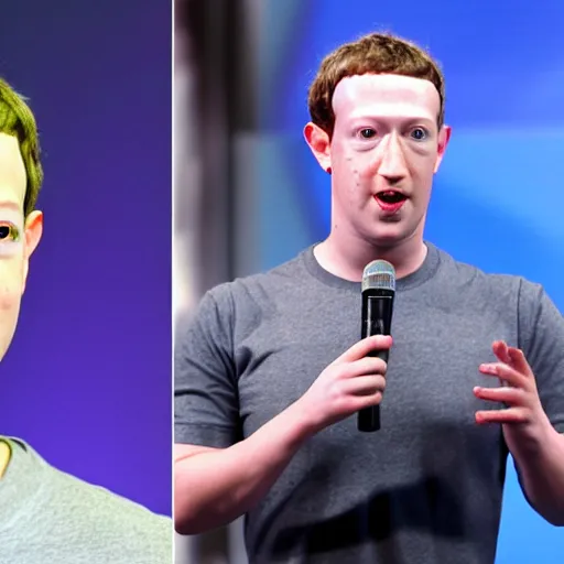 Image similar to Cyborg Mark Zuckerberg