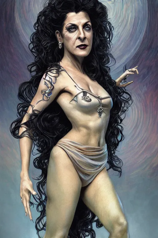 Prompt: ultra realistic illustration, a full body portrait of deanna troi as death of the endless, the sandman, intricate, elegant, highly detailed, digital painting, artstation, concept art, smooth, sharp focus, illustration, art by artgerm and greg rutkowski and alphonse mucha