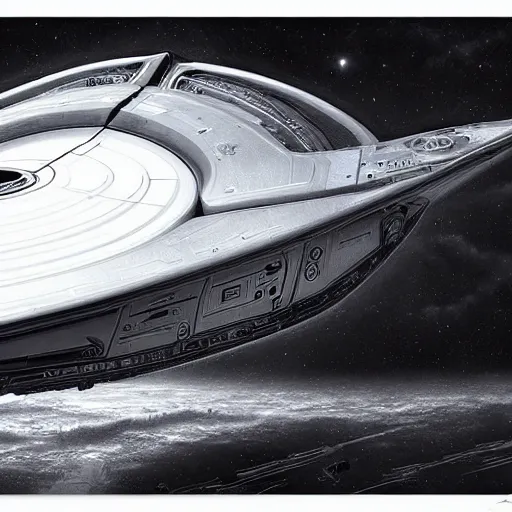 Prompt: digital painting of interstellar visitor in a biological spacecraft by filipe pagliuso and justin gerard, black and white, fantasy, highly, detailed, realistic, intricate