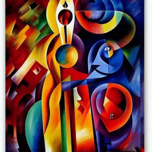 Prompt: a painting by daleonid afremov by johannes itten by dali