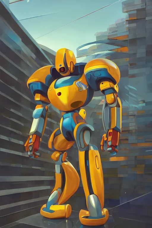 Image similar to metabots medabots medarotto medarot robot minimalist comics, behance hd by jesper ejsing, by rhads, makoto shinkai and lois van baarle, ilya kuvshinov, rossdraws global illumination ray tracing hdr radiating a glowing aura