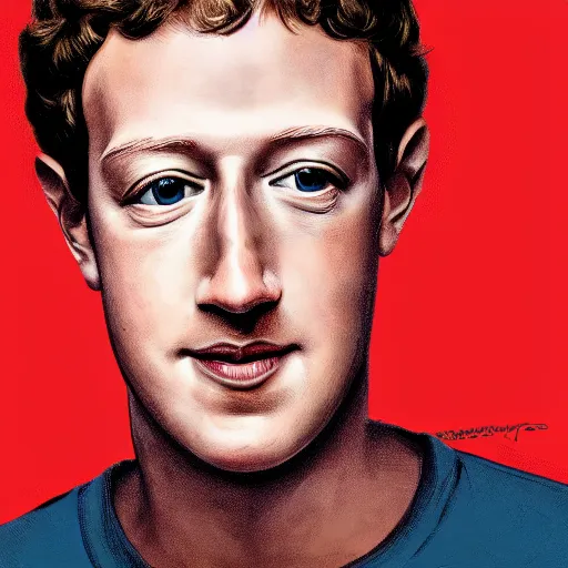 Image similar to Mark zuckerberg by meatcanyon