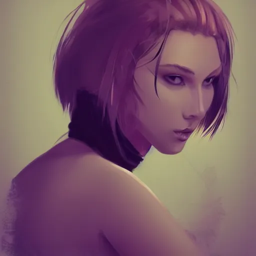 Image similar to A beautiful woman warrior, trending on artstation, soft focus, tempting, confident, alluring, seductive, attractive, beautiful, sensual, woman