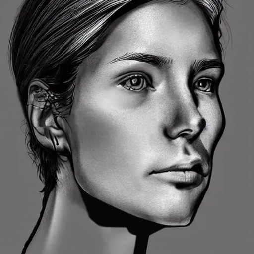 I'm trying to draw human realistic portrait : r/drawing