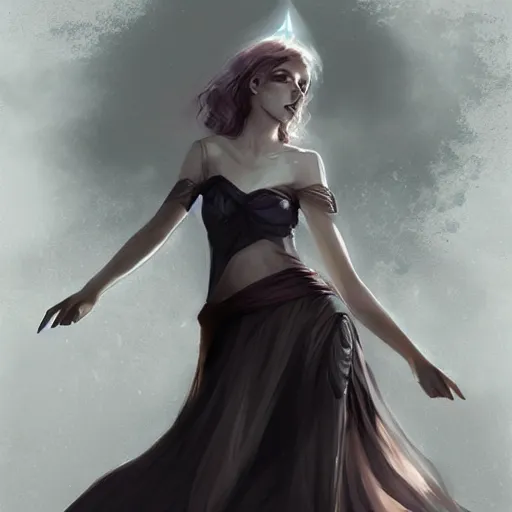 Image similar to shadow mage casting dark magic in the daytime by charlie bowater