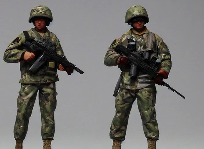 Image similar to Image on the store website, eBay, Full body, highly detailed 80mm resin figure of Modern U.S. Soldiers