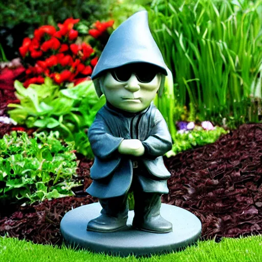 Image similar to the matrix garden gnome