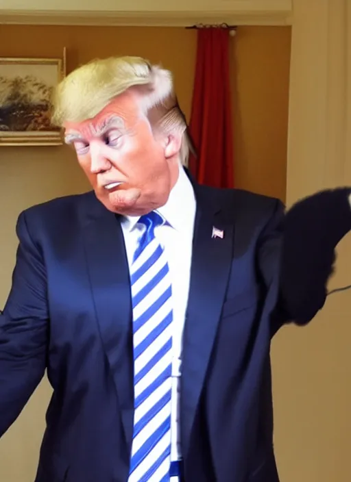 Highly Detailed Still Of Donald Trump Doing A Tiktok | Stable Diffusion ...