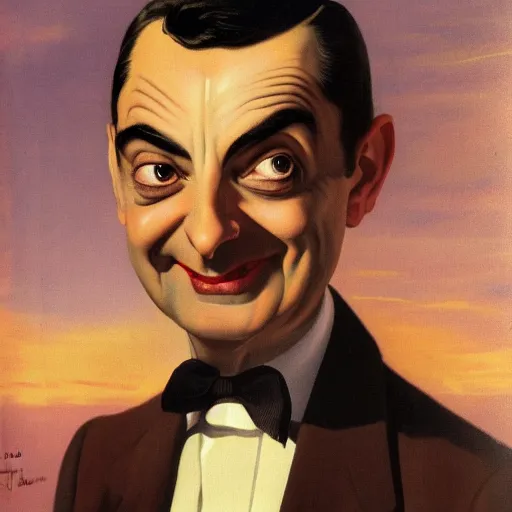 Image similar to Mr Bean by Enoch Bolles