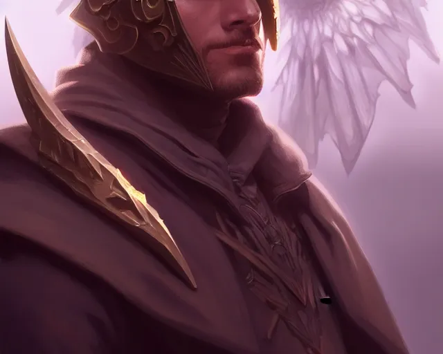 Prompt: shadow mage male acolyte, deep focus, d & d, fantasy, intricate, elegant, highly detailed, digital painting, artstation, concept art, matte, sharp focus, illustration, hearthstone, art by artgerm and greg rutkowski and alphonse mucha