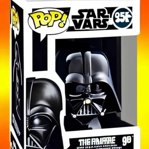 Prompt: darth vader funko pop, 8 k, realistic