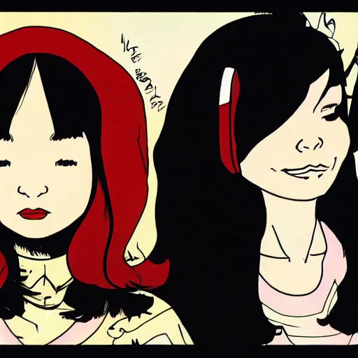 Image similar to bjork by satoshi kon