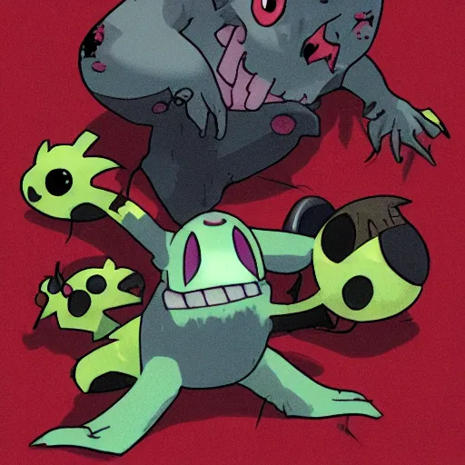 Image similar to zombie type pokemon