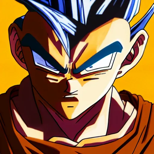 face icon stylized minimalist dragon ball gt, loftis