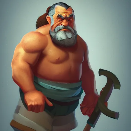 Image similar to upper body illustration of robert de niro as a dwarf warrior, long beard, mattepainting concept blizzard pixar maya engine on stylized background splash comics global illumination lighting artstation, sharp focus, lois van baarle, ilya kuvshinov, rossdraws