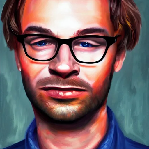 Image similar to jeffrey dahmer in euphoria series, oil painting, ultradetailed, digital painting, ultradetailed