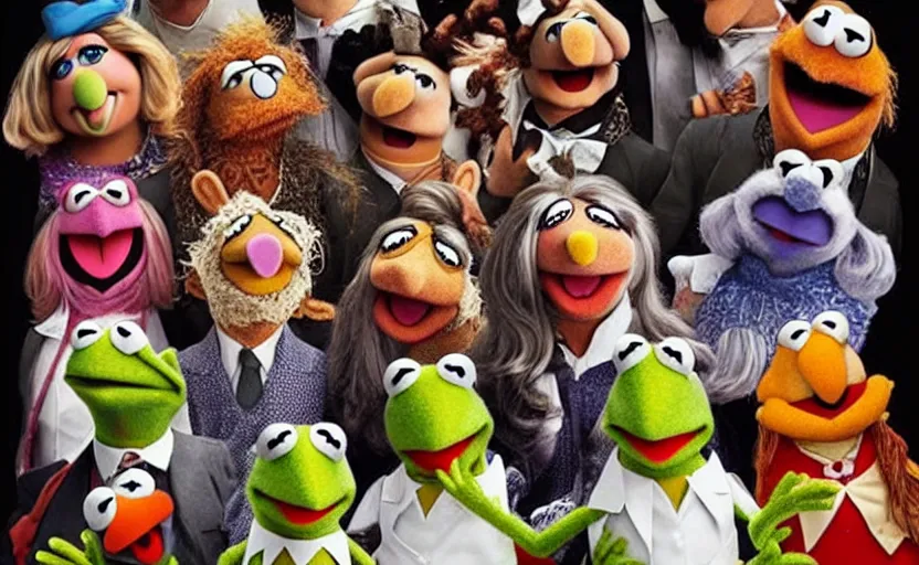 Image similar to the muppets in the style of Arcane