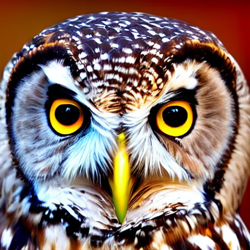 Prompt: photorealistic photo of an owl