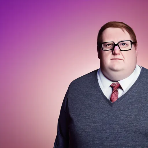 Image similar to Real life Peter Griffin, studio lighting, portrait, ultra hd, 4k