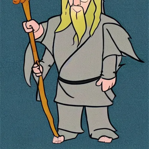 Image similar to Gandalf on Bikini Bottom