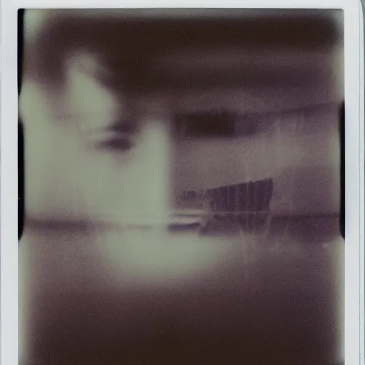 Prompt: polaroid of a surreal art scene, double exposure