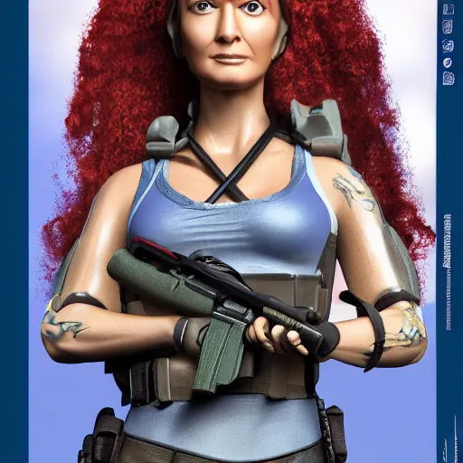 Prompt: lady jane from hasbro g. i joe 8 k hyperdetailed photorealism