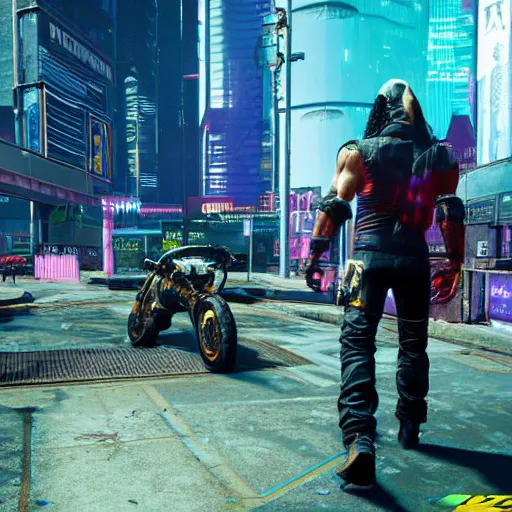 Image similar to Cyberpunk 2077 if it had been on the PS1