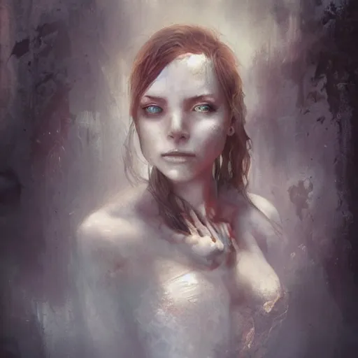 Image similar to photo of young woman by bastien lecouffe - deharme