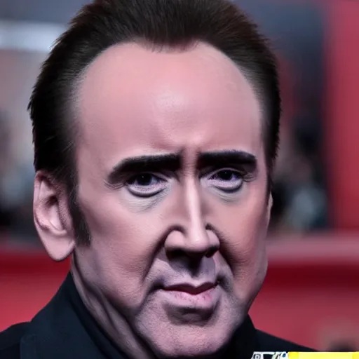 Image similar to Nicolas Cage starring in Twin Peaks directed by David Lynch divx rip