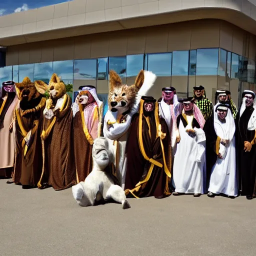 Prompt: saudi arabia furry convention 2 0 2 2