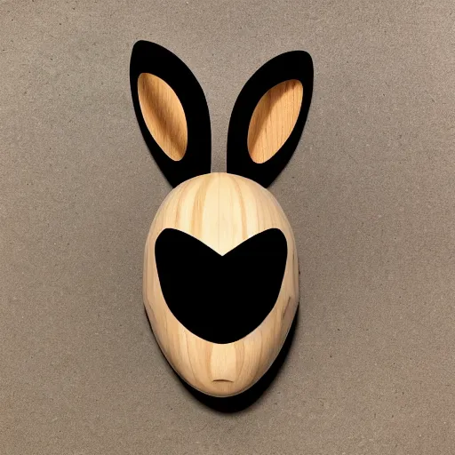 Image similar to rabbit cult wooden mask