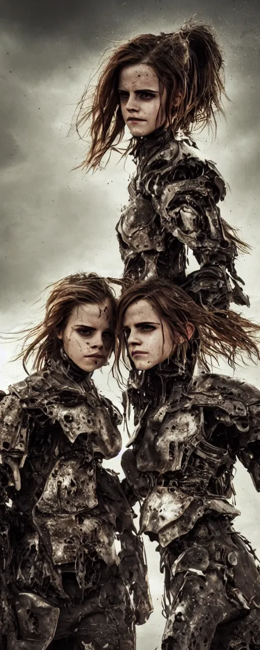 Image similar to Emma Watson conjoined closeup angry tired fighting yelling warface face fractal armour twinned conjoined sisters action poses dishevelled photorealistic portrait grimy sweating bloody oily wet face dirty t-shirt and torn jeans in broken biomechanical fractal armour abandoned exploding sci-fi gas station, dark and dim atmospheric smog trending on artstation 8k matte painting, dramatic lighting, dramatic shadows professional photograph by David Bailey あぶみずりの川 あげまき あげまきのかん あごのおべんり あいびき 相田かなもの あか あこだなりばち アート あさ あさの葉ぐさり あせ流しのあなちょきんちょつがいちょつがいくぎD だくあくまだいしゃぐちだいみょうだんがえどどど丸Eえぼしえぼしなりばち江戸江川えみめん越中棒越中ハイダテ越中じころええちゅうすねあて越中ずなりばちF吹返しふくべふくりんふせぐみふすべがわGがしらがたり現代月山じころ御舞道 御所山群馬軍船 グルは具足具足 御用Hハチ ハチガネ八幡座 ヒモハチつけの板 ハイダテハクハツメン ハナハナガミブクロハンボハプリハライダテダイ ハラマキハリカケ ハリカケバチヒロ ソデ ヒシ ヌイ ヒシ ヌイ ノ イタ ヒシ ヌイ ドウ ヒシ トウジ ヒシ トジ ドウ ヒシ トジ ホトケ ドウ ヒタイ アテ ヒツ ホアテ ホドク ハイダテ 本 伊予 印 本こざね ほしほしばち