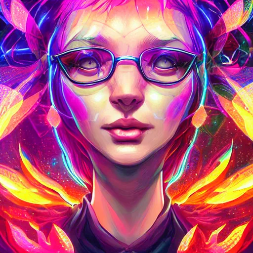 Image similar to skill magic geek inside matrix deepdream radiating a glowing aura stuff loot legends stylized digital illustration video game icon artstation lois van baarle, ilya kuvshinov, rossdraws,