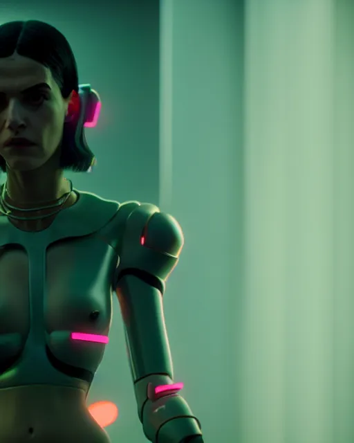 Image similar to woman from the animated series love, death and robots two in the void, cyberpunk 2 0 7 7, clemente, francesco may wilson, edward hopper filonov, beautiful face, octane rendering