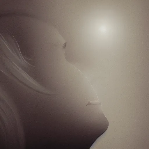 Image similar to never let them take the light behind your eyes, digital art, conceptual art