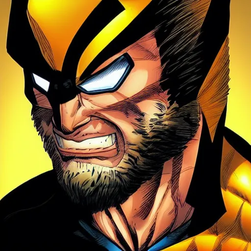 Image similar to Wolverine in the style of Jim Lee