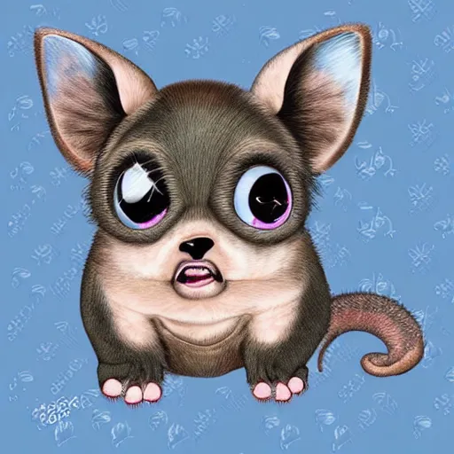 Image similar to cutest creature alive, digital art