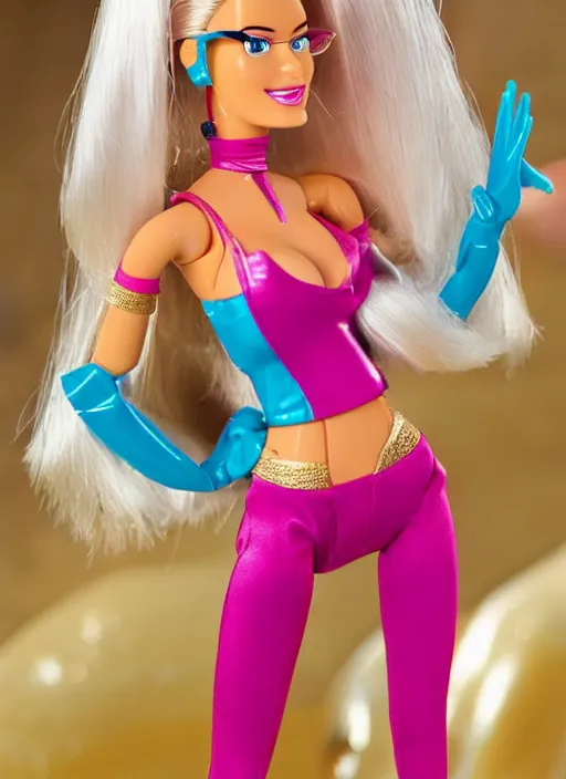 Image similar to Futurama Leela Barbie doll