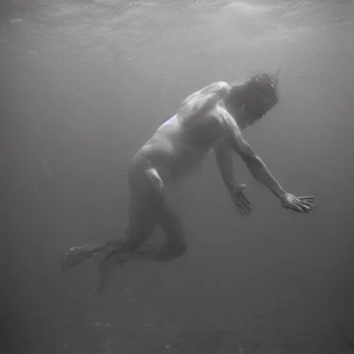 Image similar to Underwater thinker by Trent Parke, clean, detailed, Magnum photos