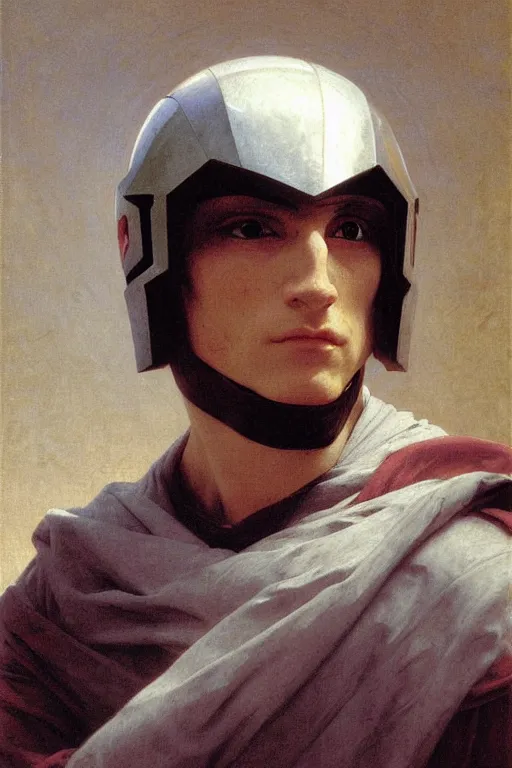 Image similar to Magneto with his helmet on by William Adolphe Bouguereau