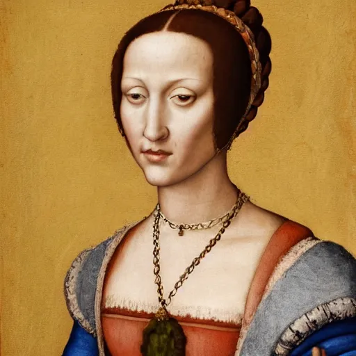 Image similar to portrait of a renaissance woman