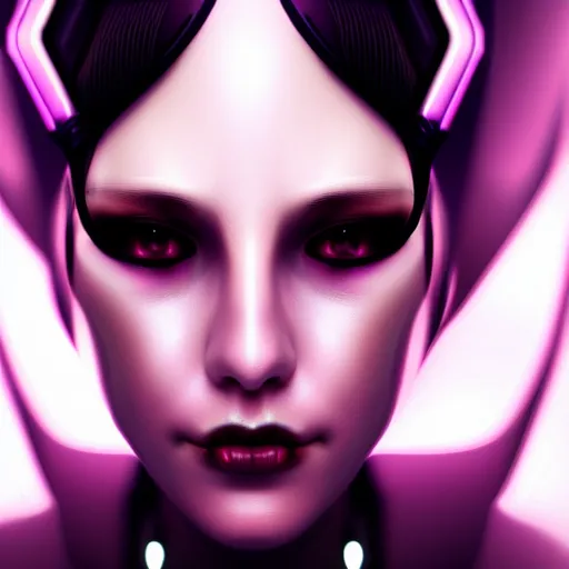 Prompt: face wear on beautiful woman face, cyberpunk art by kuno veeber, cgsociety, computer art, ultra detailed, futuristic, anime aesthetic